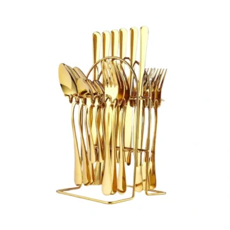 24pc Stainless steel cutlery set