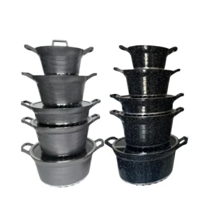 Black and Grey Bosch cookware sets