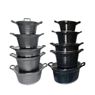 Black and Grey Bosch cookware sets