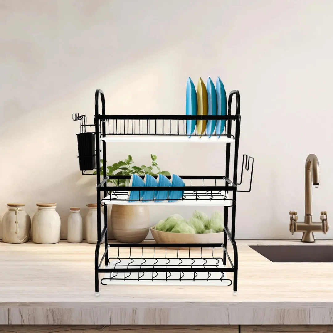 Heavy carbon 3tier dish rack - Image 2
