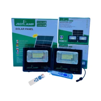 JSOT 2 lamps 1 solar panel flood lamps
