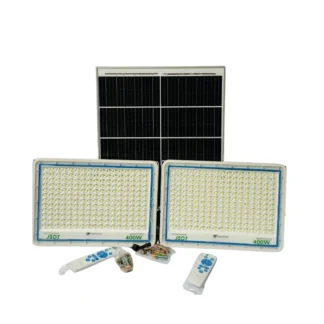 JSOT 2 lights 1 solar panel lighting lamps