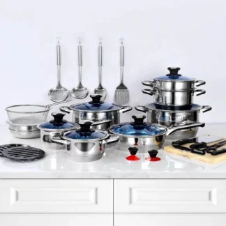 Marwa 30pcs German Stainless cookware set
