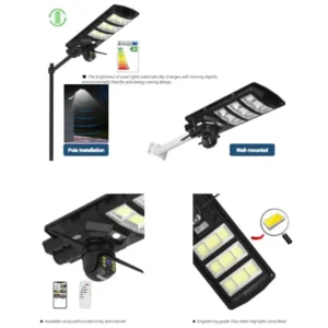 Solar Street light with CCTV features
