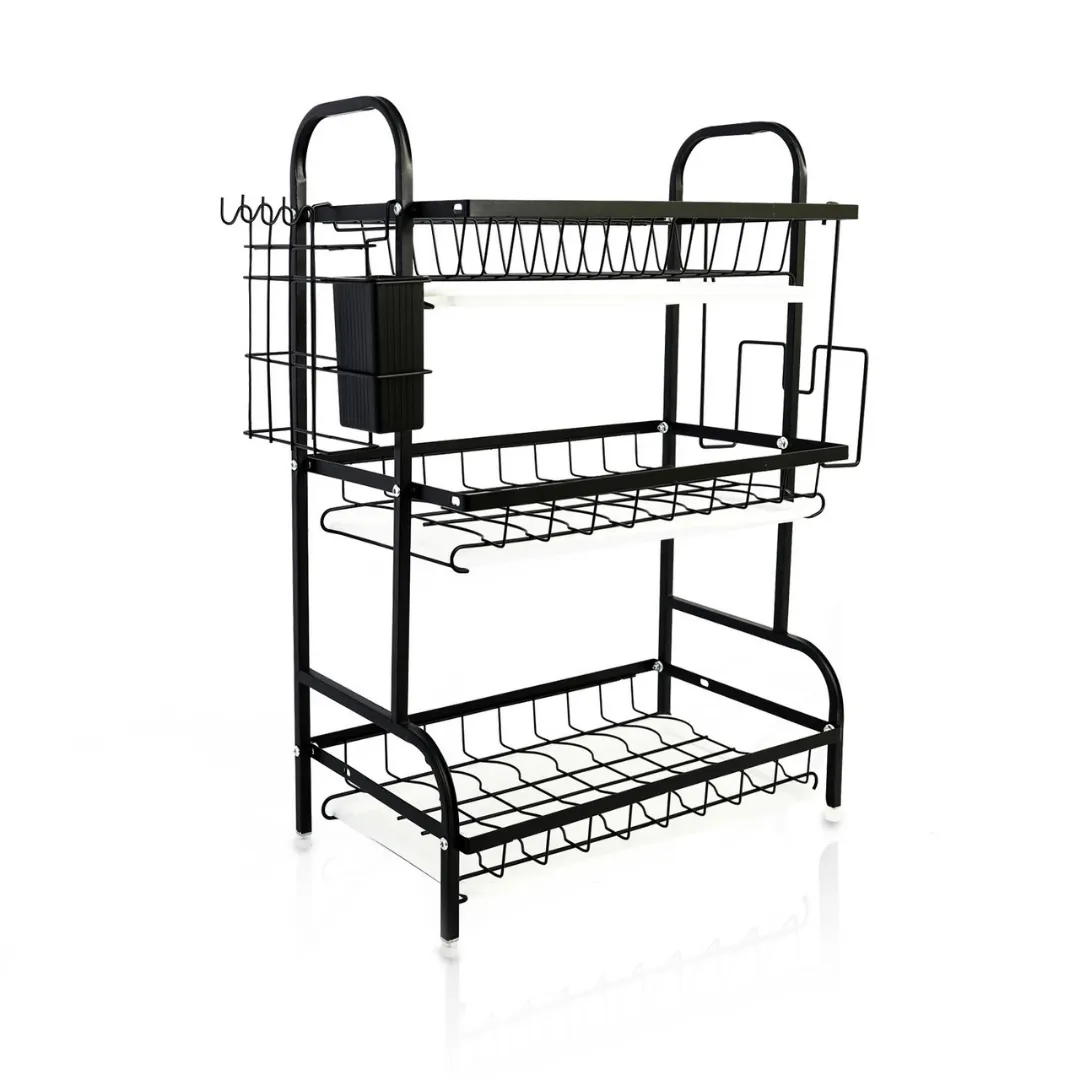 Heavy carbon 3tier dish rack