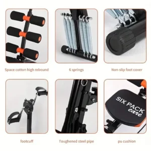 Features of the Six pack ABS care machine with pedals