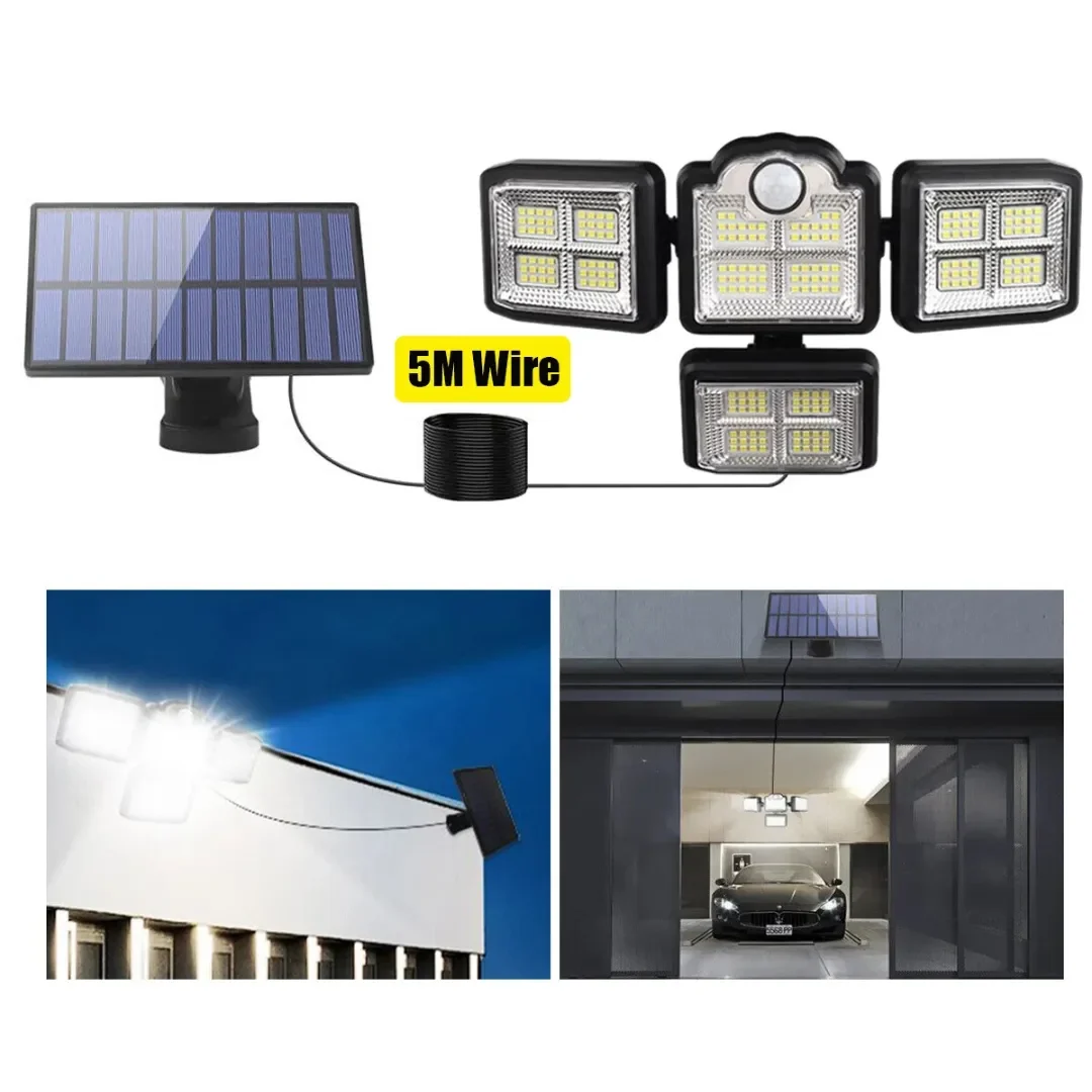 4 Heads solar security light (3)